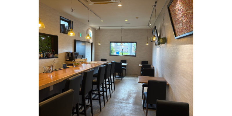 千葉県 / レンガ調カフェ、シャッター、飲食店